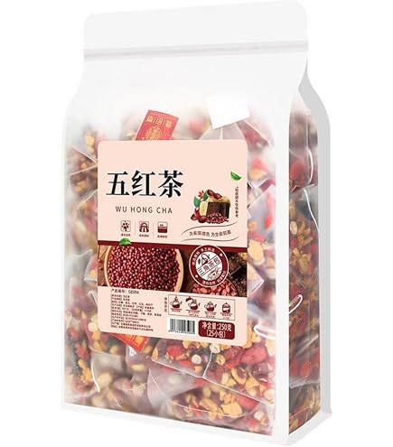 Amazon.co.jp: 花茶 紅八宝茶5包 中国茶 ノンカフェイン 美容茶 ハーブ